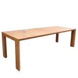 Op maat tafel, bamboe extra lang