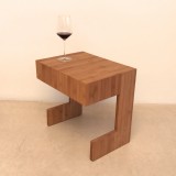 Pinquin side table caramel