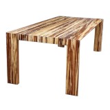 Op maat tafel, geperst bamboe forest, Arc serie 